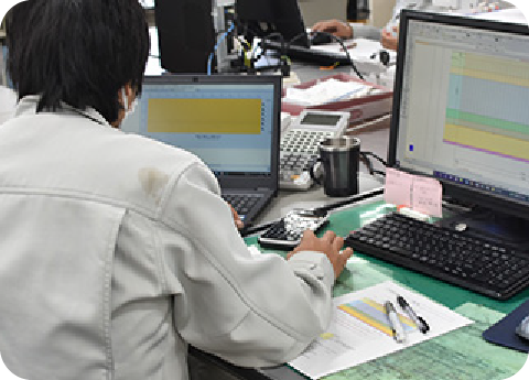 帰社 / 内業
